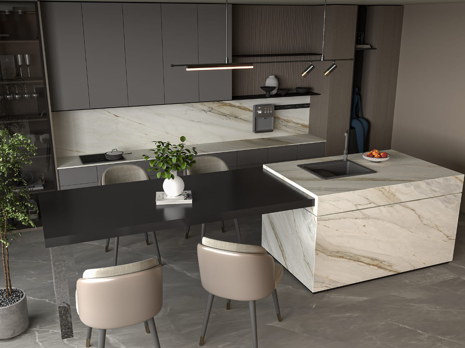 帕利桑多白效果图